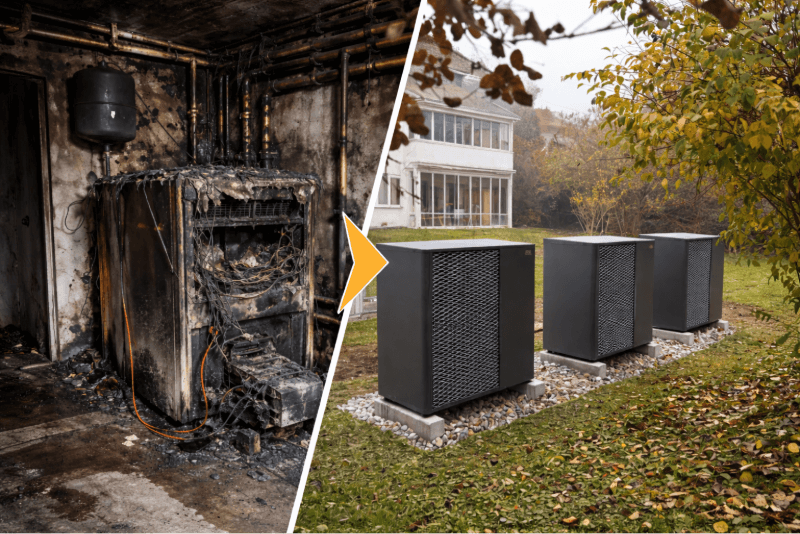 Wärmepumpe im Mehrfamilienhaus